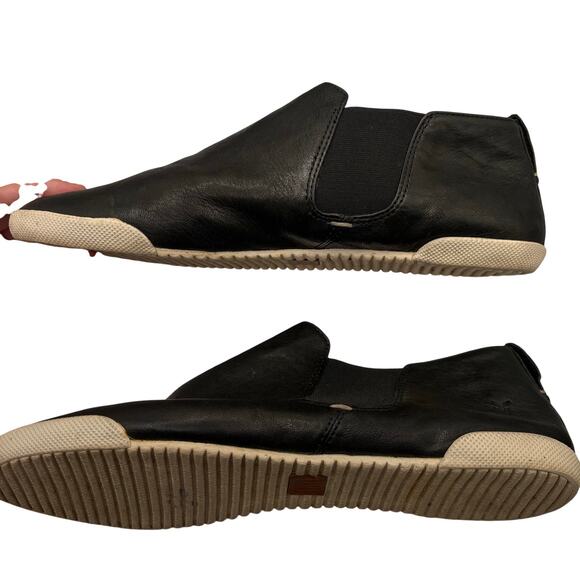 Frye Black Leather Slip On Flats Loafers Men’s Neutral Classic Preppy Minimal main image 7